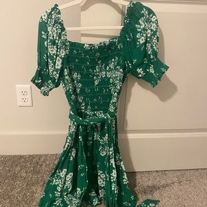 Shoshanna green dress